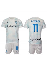 Fotbalové Dres Inter Milan Joaquin Correa #11 Dětské Venkovní Oblečení 2022-23 Krátký Rukáv (+ trenýrky)